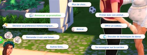 Interactions sociales contextualisées pour vos Sims